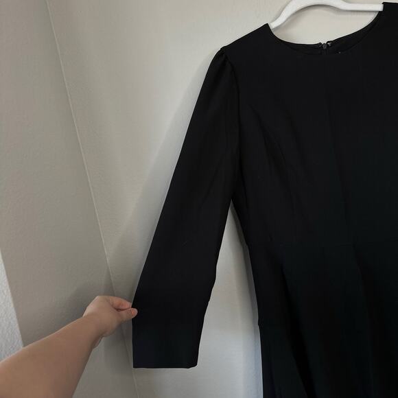 GAL MEETS GLAM Celeste Fit and Flare Dress Black Plus Size 16 Party LBD - Picture 6 of 9